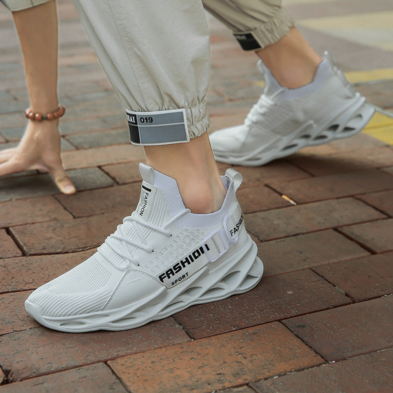 Damen Sportliche Schnür-Sneakers mit elastischem Obermaterial EB