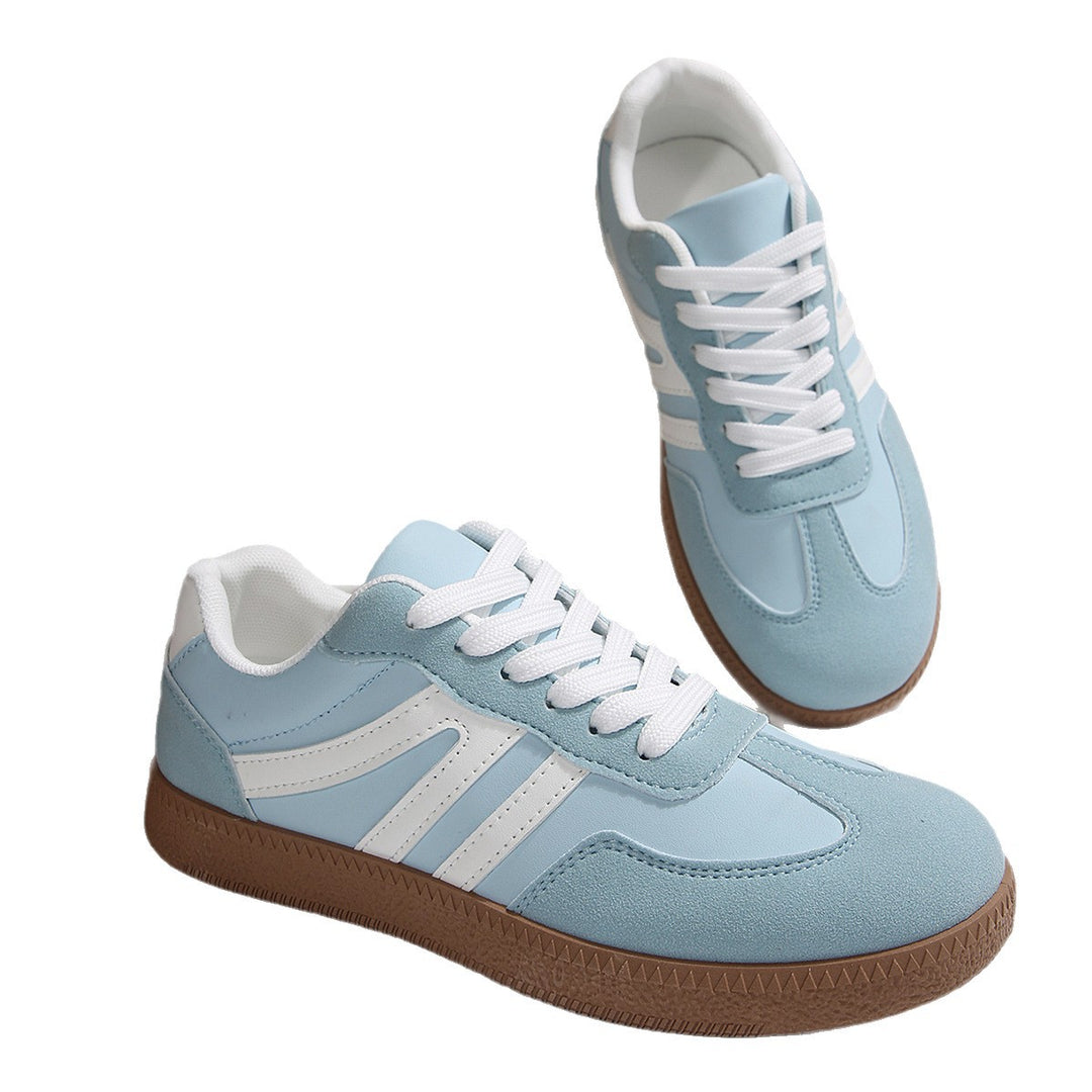 Damen Sportliche Freizeit-Sneaker mit klassischer Silhouette und atmungsaktiver Oberfläche EB