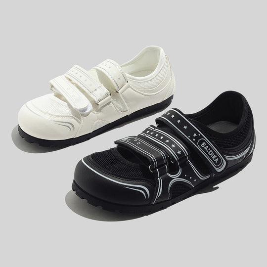 Damen Sportliche Riemensandalen mit atmungsaktiver Mesh-Oberfläche und rutschfester Sohle EB