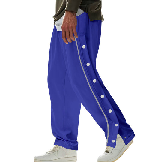 Herren lässige Sporthose mit praktischer Knopfleiste und atmungsaktivem Material EB