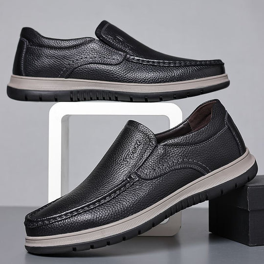 Herren Bequeme Slip-On Mokassins mit rutschfester Sohle EB