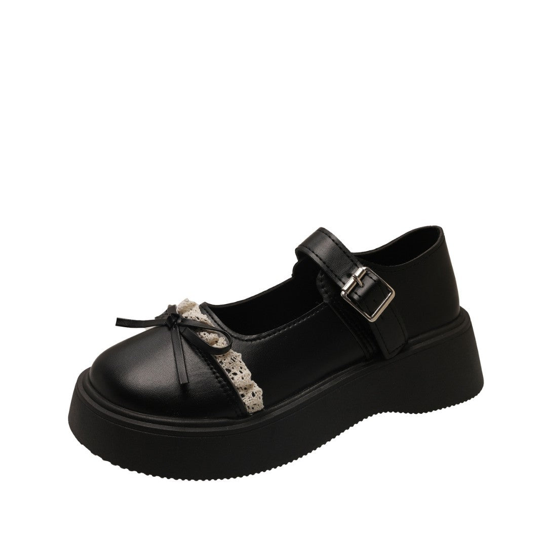Damen Komfortable Slipper mit elegantem Riemendesign und modischer Schleife EB