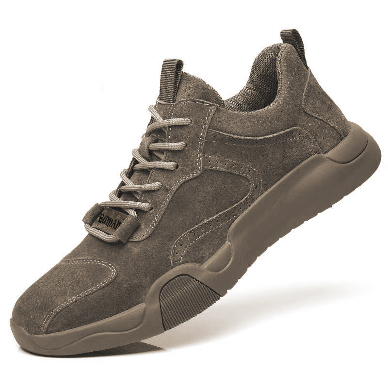 Damen Sportliche Sneakers aus elastischem Wildleder mit rutschfester Sohle EB