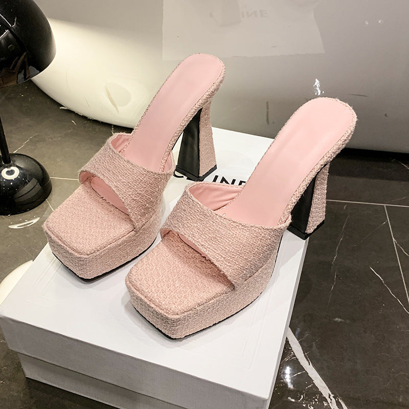 Damen Plateau Sandalen EB