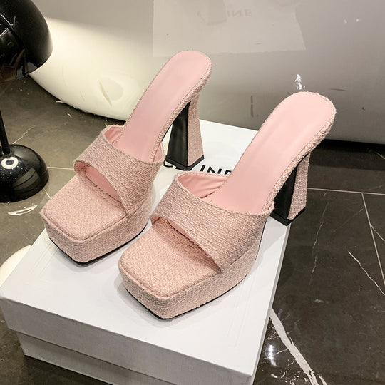 Damen Plateau Sandalen EB
