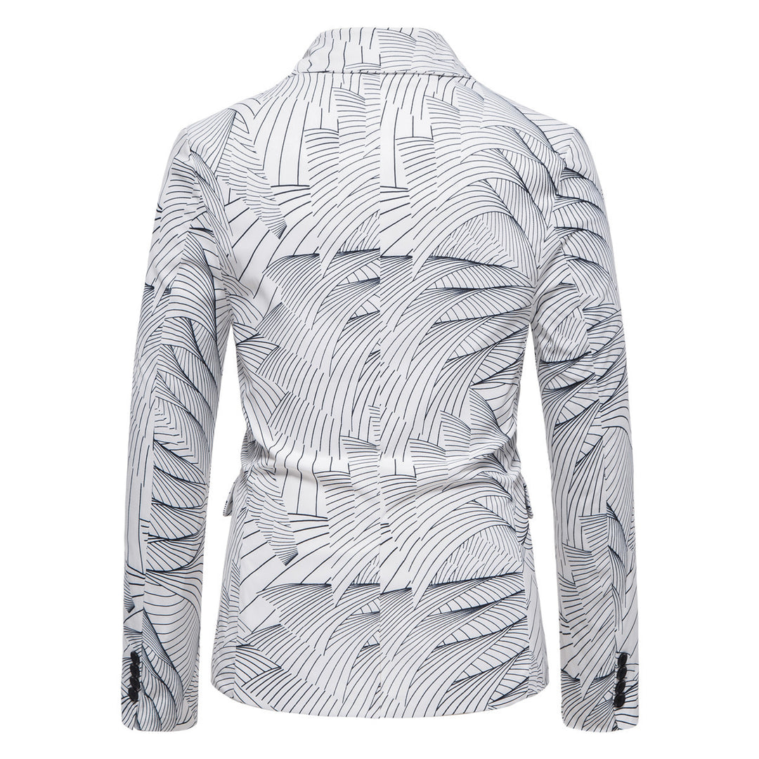 Damen modischer Blazer mit floralem Motiv EB