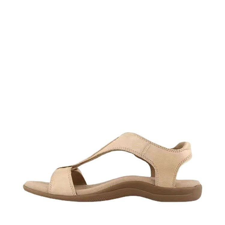 Damen Komfortable Sandalen mit ergonomischem Design und verstellbarem Klettverschluss EB