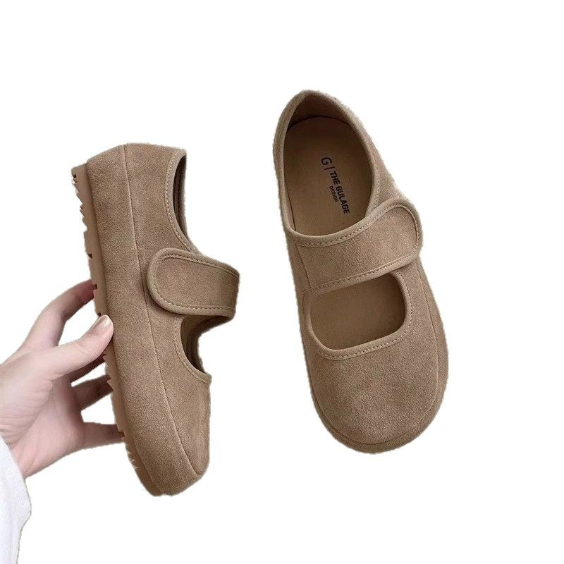 Damen Bequeme Clogs mit Klettverschluss und ergonomischer Sohle EB