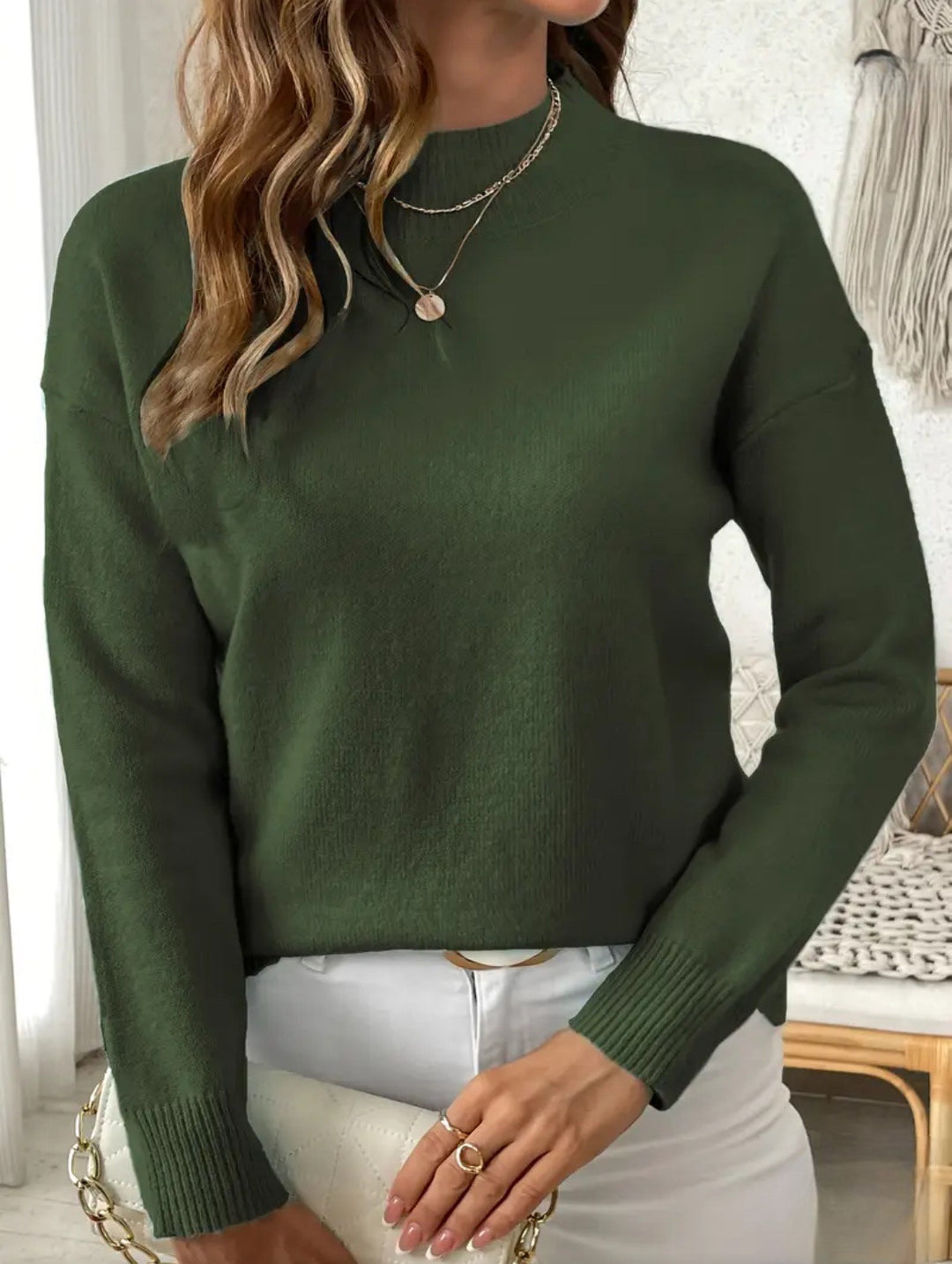 Damen lässiger Pullover EB