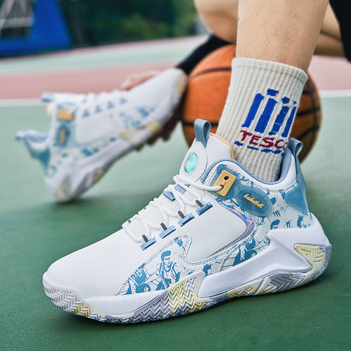 Damen Sportliche Basketball-Sneaker mit atmungsaktiver Oberflächenstruktur und dynamischer Dämpfungstechnologie EB