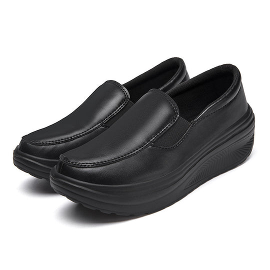Damen Komfortable Slip-On Sneakers mit gepolsterter Sohle EB