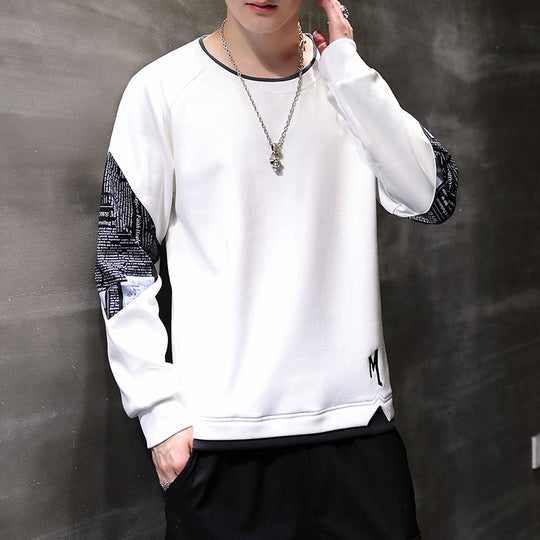 Herren modisches Sweatshirt mit einzigartigen Druckdetails EB