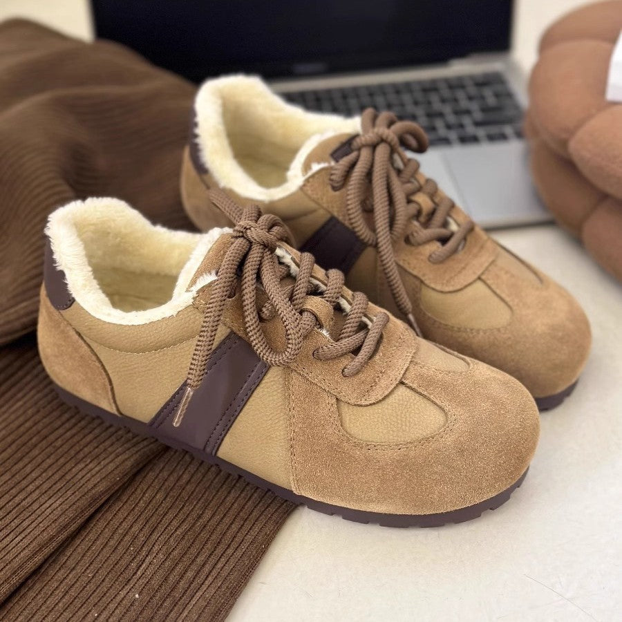 Damen Sneakers mit kuscheligem Innenfutter und rutschfester Sohle EB