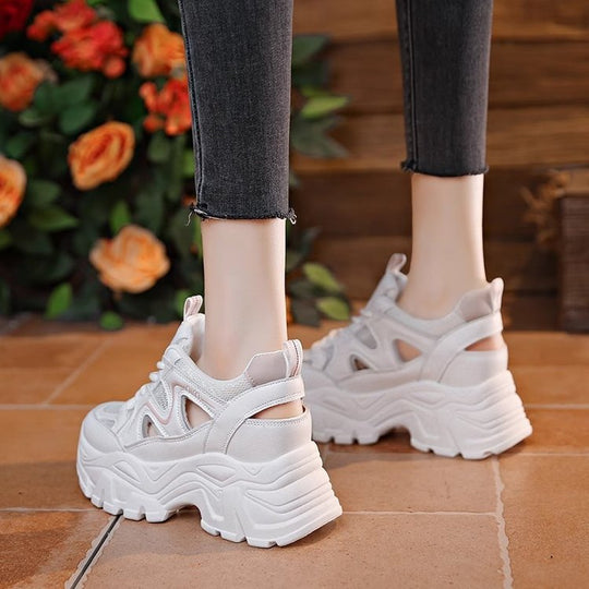 Damen Chunky Sneakers mit innovativer Dämpfung und trendigem Design EB