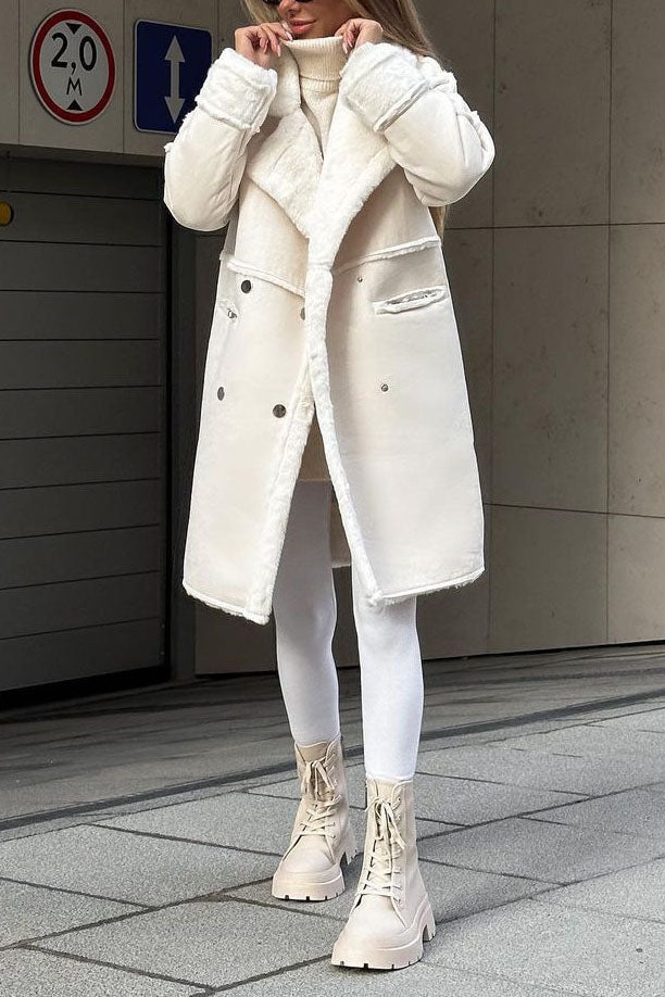 EB | Fleece Futter Wildledermantel