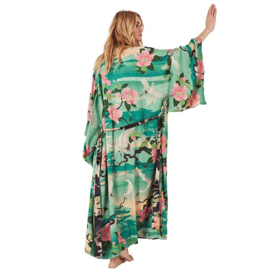 Damen Maxi-Kleid im Boho-Stil EB