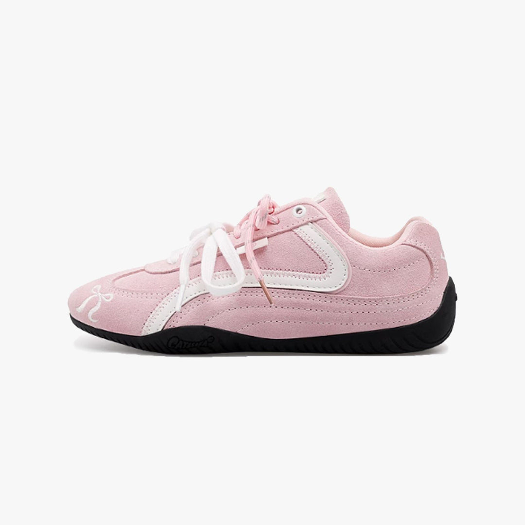 Damen Sportliche Sneaker mit robustem Wildleder und dämpfender Sohle EB