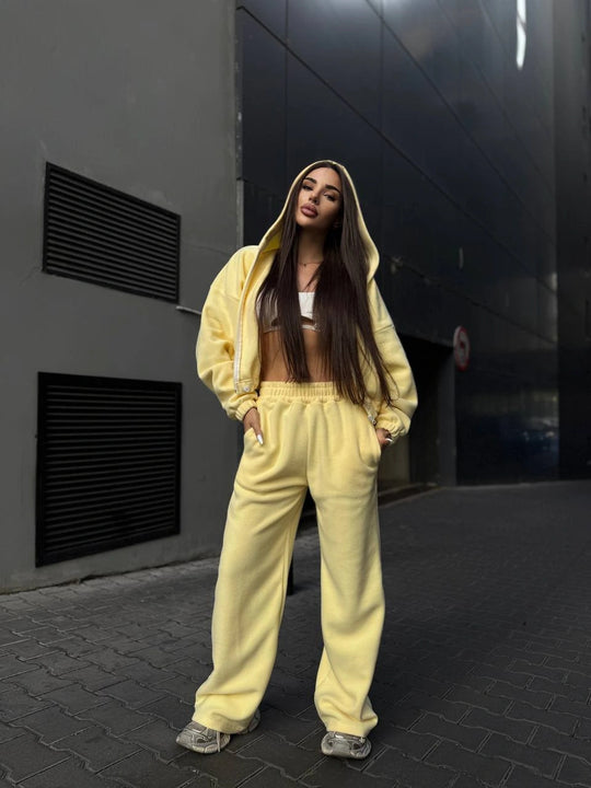 Damen Urbaner Oversized Jumpsuit mit Kapuze EB