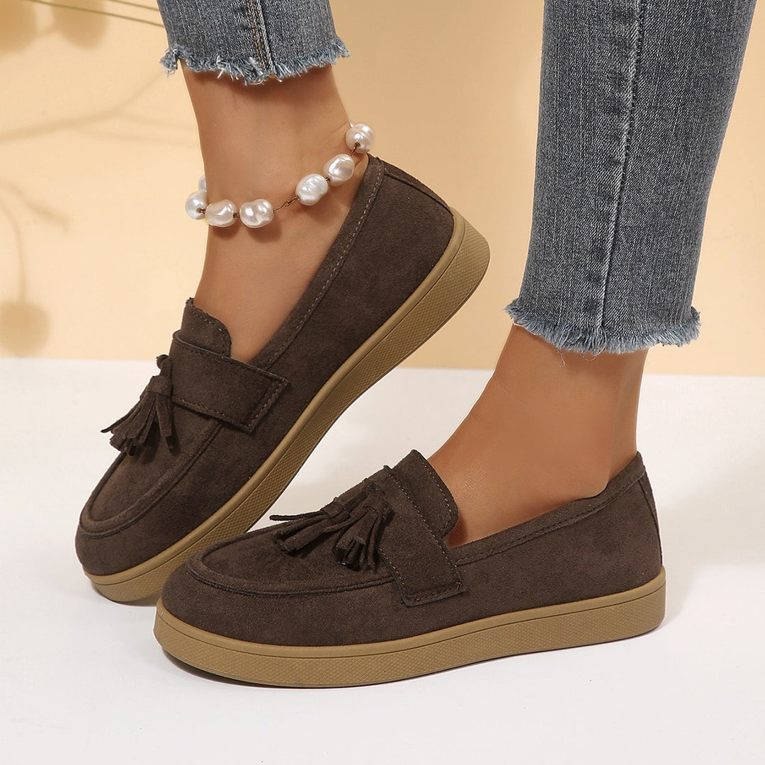 Damen Mokassins mit Quasten EB