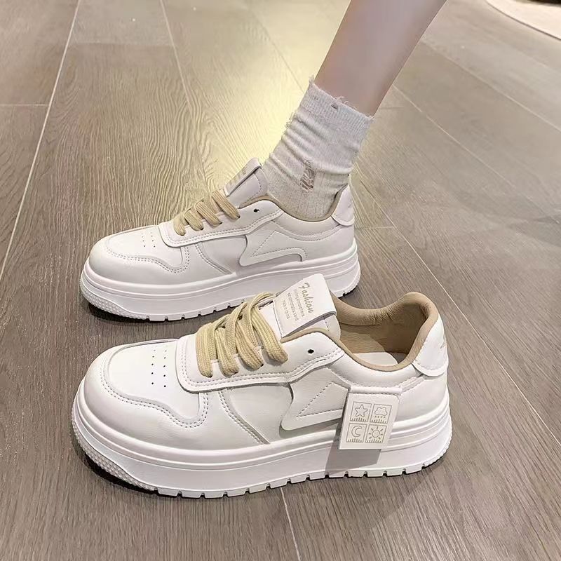 Damen Plateau-Sneaker mit dämpfender Sohle und atmungsaktivem Obermaterial EB