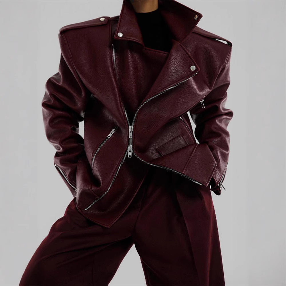 Damen Bikerjacke aus hochwertigem EB