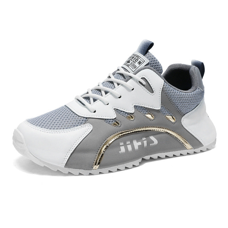 Damen Sportliche Sneakers mit atmungsaktiver Mesh-Oberfläche und gepolsterter Sohle EB