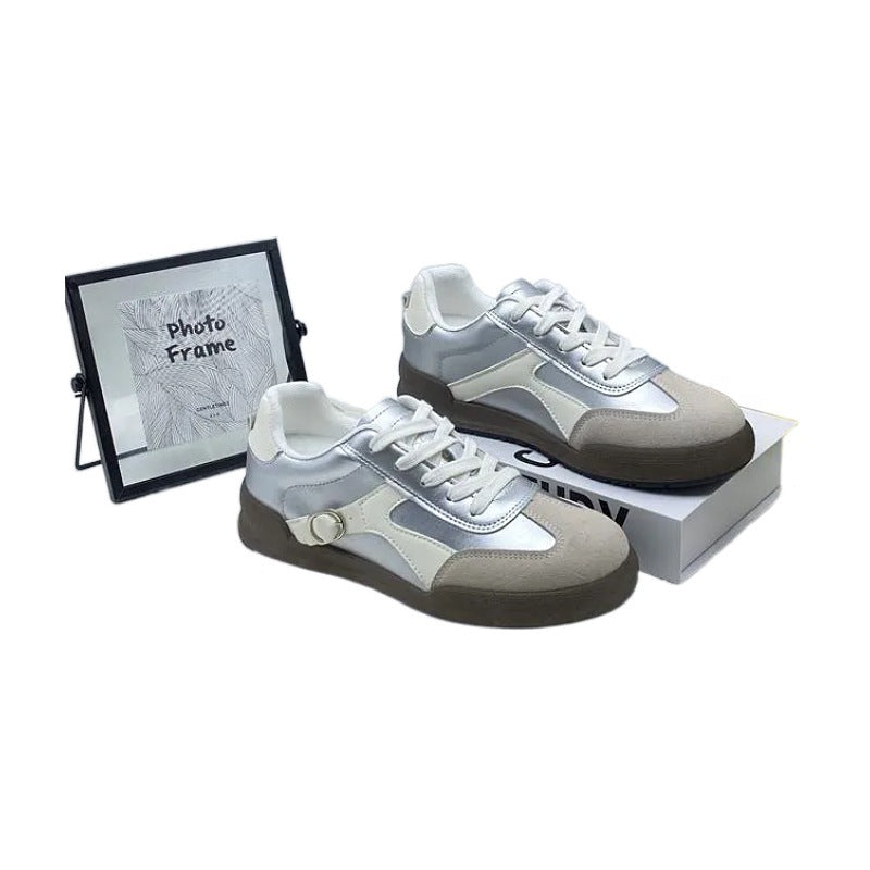 Damen Sportliche Sneaker mit modischem Design und atmungsaktiver Laufsohle EB
