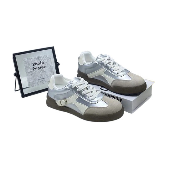 Damen Sportliche Sneaker mit modischem Design und atmungsaktiver Laufsohle EB