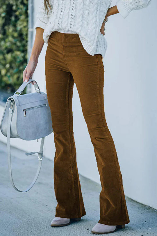 Damen Flared Jeans im eleganten 70er Jahre Stil EB