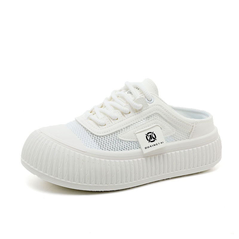Damen lässige Sneaker mit atmungsaktiver Mesh-Oberfläche und rutschfester Gummisohle EB