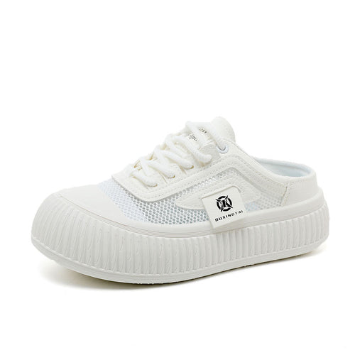 Damen lässige Sneaker mit atmungsaktiver Mesh-Oberfläche und rutschfester Gummisohle EB