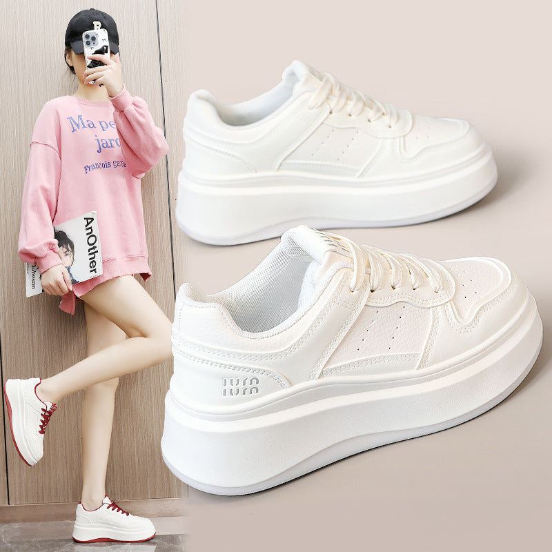 Damen Plateau Sneakers mit rutschfester Sohle und komfortabler Dämpfung EB
