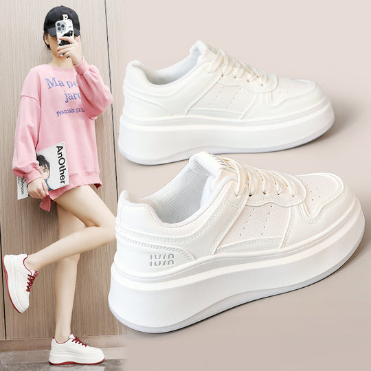 Damen Plateau Sneakers mit rutschfester Sohle und komfortabler Dämpfung EB