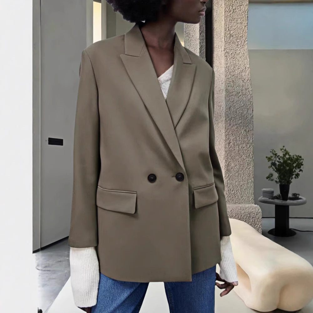 Damen Modischer und eleganter Oversized Blazer EB