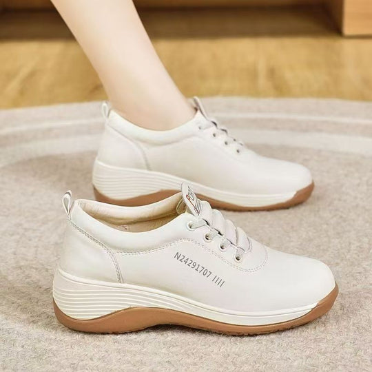 Damen Sportliche Sneaker mit modischem Schnürdesign und rutschfester Sohle EB