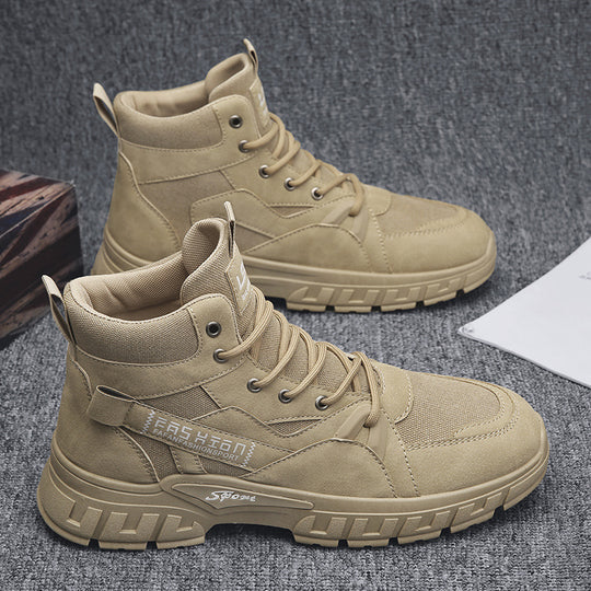 Herren robuste hochgeschnittene Utility-Boots mit Cordura-Einsätzen verstärkter Zehenkappe und stoßdämpfender Offroad-Sohle EB