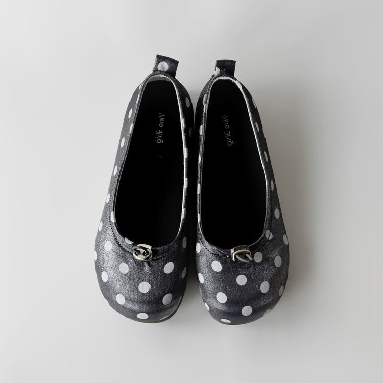 Damen Slipper mit modischen Punkten und komfortabler Sohle EB
