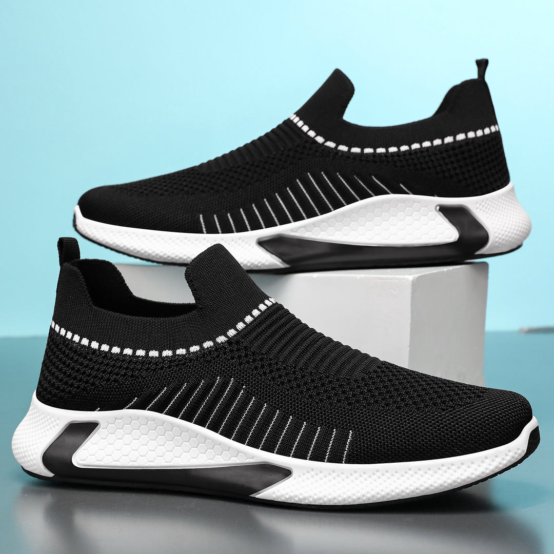 Damen Elastische Sneakers mit innovativem 3D-Strickdesign EB