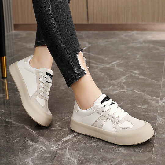 Damen modische Sneaker mit hochwertigem Wildleder und atmungsaktivem Mesh-Obermaterial EB