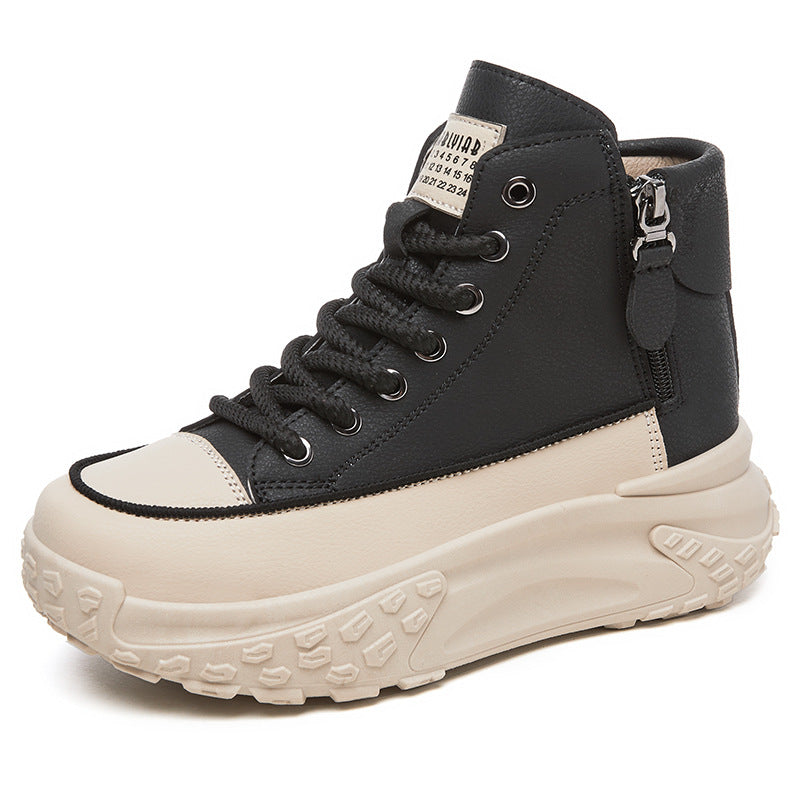 Damen High-Top Sneakers mit wasserabweisender Oberfläche und rutschfester Sohle EB