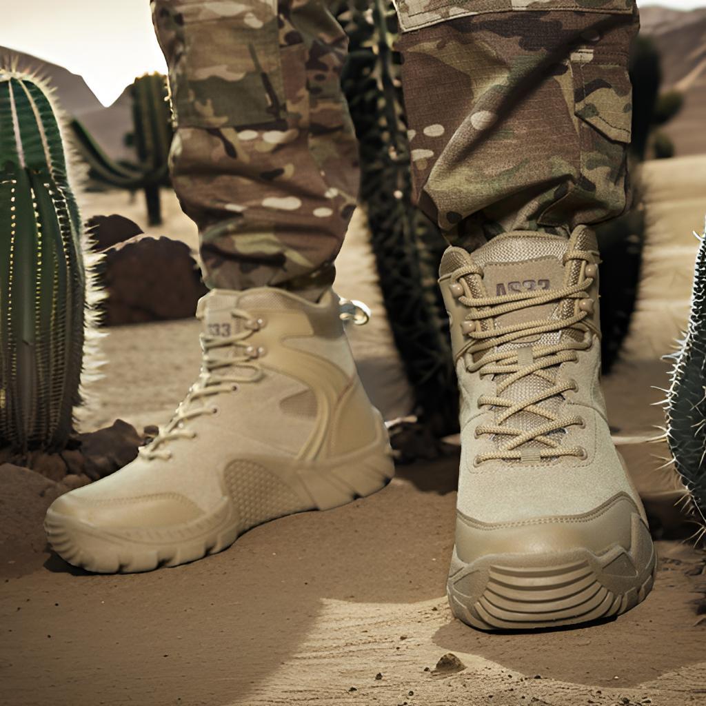 Herren Tactical Sneaker mit hohem Knöchelschutz und rutschfester Sohle EB