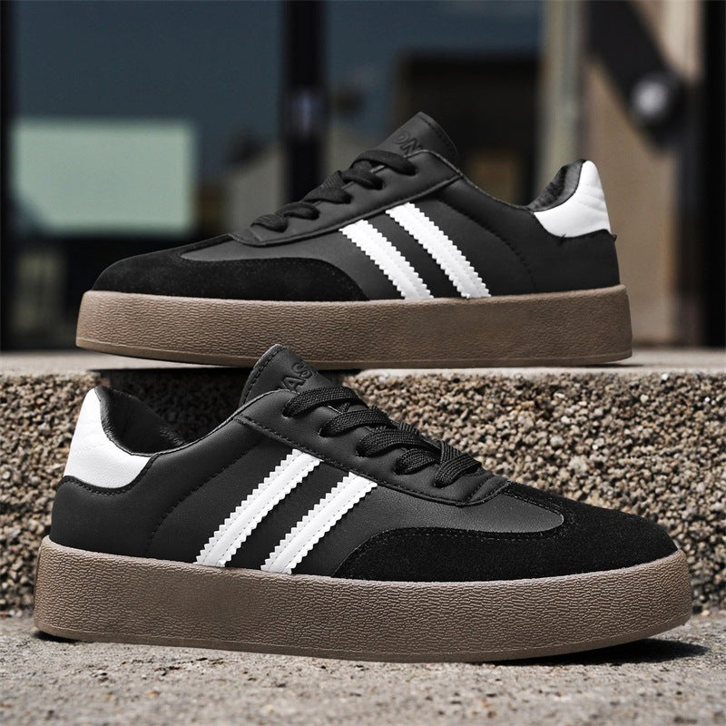 Damen Modische Sneaker mit hochwertigem Obermaterial und rutschfester Sohle EB