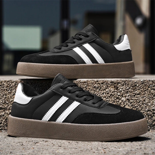 Damen Modische Sneaker mit hochwertigem Obermaterial und rutschfester Sohle EB