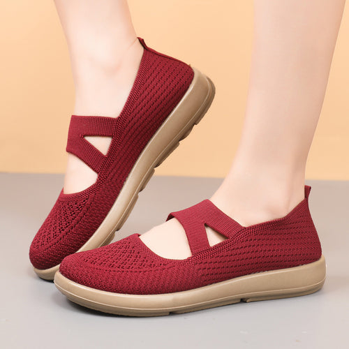 Damen Bequeme und atmungsaktive Slip-On Sneakers EB