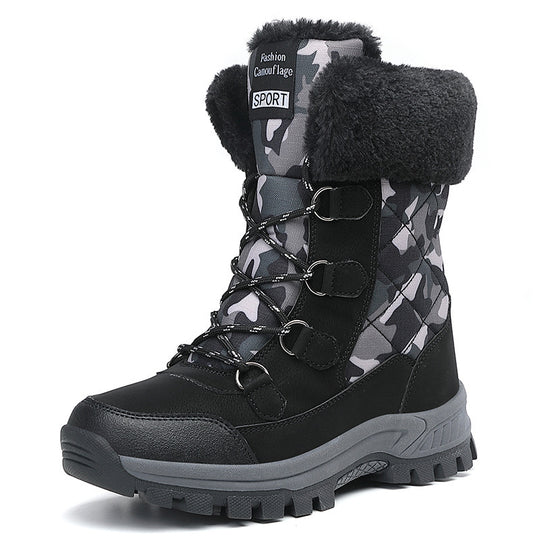 Damen modulare Winterstiefel mit isolierendem Futter und rutschfester Profilsohle EB