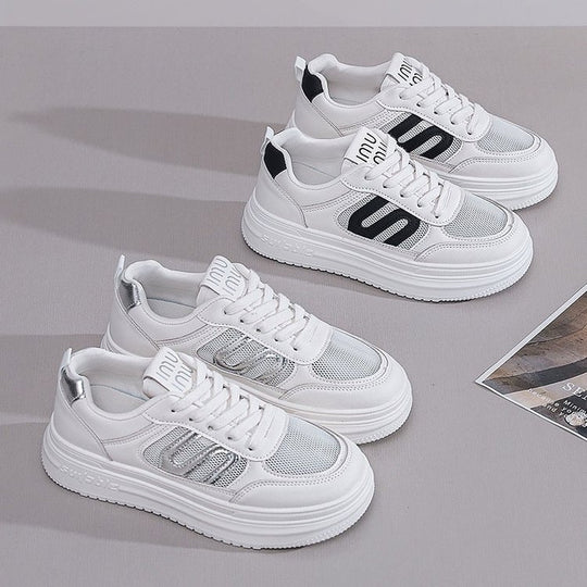 Damen Sneaker mit rutschfester Sohle und atmungsaktivem Mesh-Obermaterial EB
