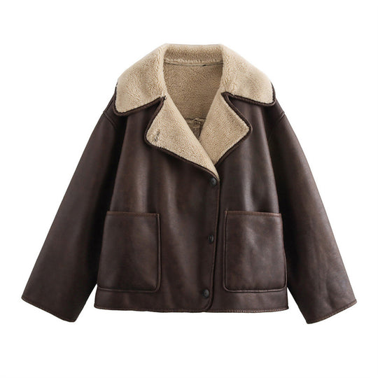 Damen Wendejacke mit kuscheligem Futter EB
