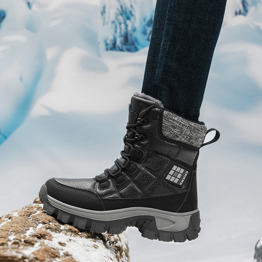 Damen Winterlicher Stiefel mit rutschfester Sohle und isolierendem Futter EB