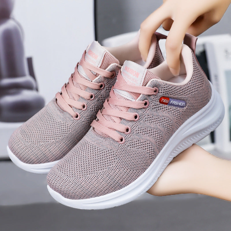 Damen Atmungsaktive Sport-Sneaker mit innovativem Strickdesign EB