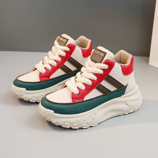 Damen modische High-Top Sneakers mit ergonomischem Komfort und robustem Profil EB